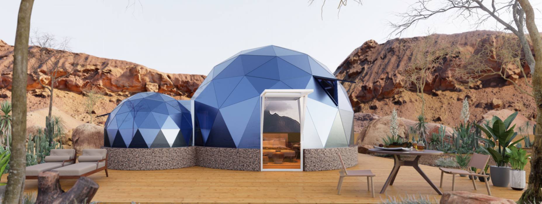 四方台区球形智能光伏玻璃星空房